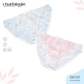 [SIZE LỚN] Quần lót dệt kim nơ voan dễ thương size 3L, 4L, 5L, 6L - QLDK0107