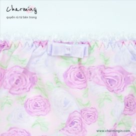 [SIZE LỚN] Quần lót dệt kim voan hoa hồng dễ thương size 5L - QLDK0108