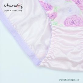 [SIZE LỚN] Quần lót dệt kim voan hoa hồng dễ thương size 5L - QLDK0108