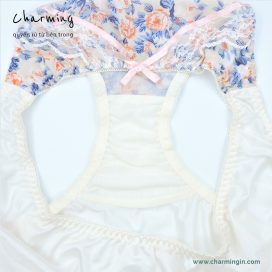 [SIZE LỚN] Quần lót dệt kim voan hoa thời trang size 4L, 5L - QLDK0109