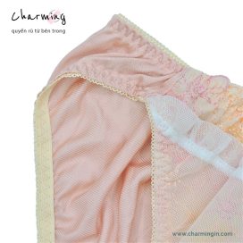 [CÓ SIZE LỚN] Quần lót dệt kim phối ren lưới mềm mịn size M, L, LL, 3L, 4L, 5L - QLDK0112