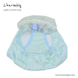 [CÓ SIZE LỚN] Quần lót dệt kim phối ren lưới mềm mịn size M, L, LL, 3L, 4L, 5L - QLDK0112