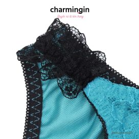 Quần lót dệt kim phối ren quyến rũ 2 phong cách  size M - QLDK0113