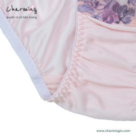 [CÓ SIZE LỚN] Quần lót dệt kim voan bèo cạp cao thời trang size M, LL, 3L, 4L - QLDK0114