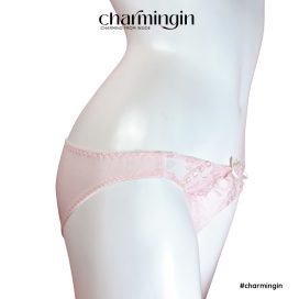 Quần lót dệt kim siêu mịn ren ruy băng dễ thương size M, L, 3L - QLDK0116