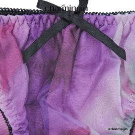 Quần lót dệt kim voan hoa màu loang thời trang size S, M, L, LL, 3L, 4L - QLDK0117