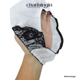 Quần lót dệt kim siêu mịn dây hông phối ren quyến rũ size M, L - QLDK0120