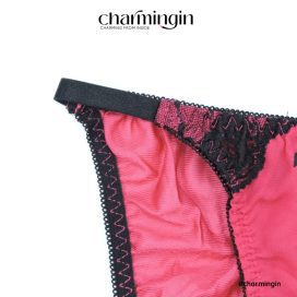 Quần lót dệt kim siêu mịn dây hông phối ren quyến rũ size M, L - QLDK0120