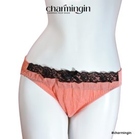 [CÓ SIZE LỚN] Quần lót dệt kim cao cấp siêu mềm mịn phối voan và ren nơ dễ thương size M, L, LL, 3L, 7L - QLDK0124