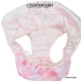 [CÓ SIZE LỚN] Quần lót dệt kim cao cấp siêu mềm mịn phối voan và ren nơ dễ thương size M, L, LL, 3L, 7L - QLDK0124